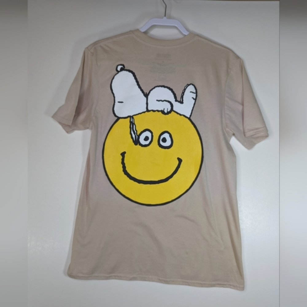 Snoopy Happinesses Tshirt M Unisex Tan